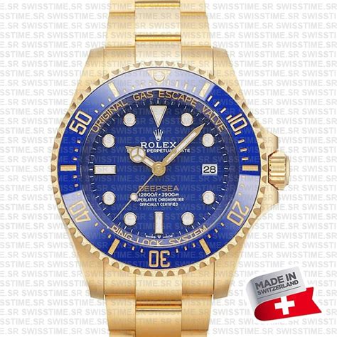 deepsea gold rolex swiss replica